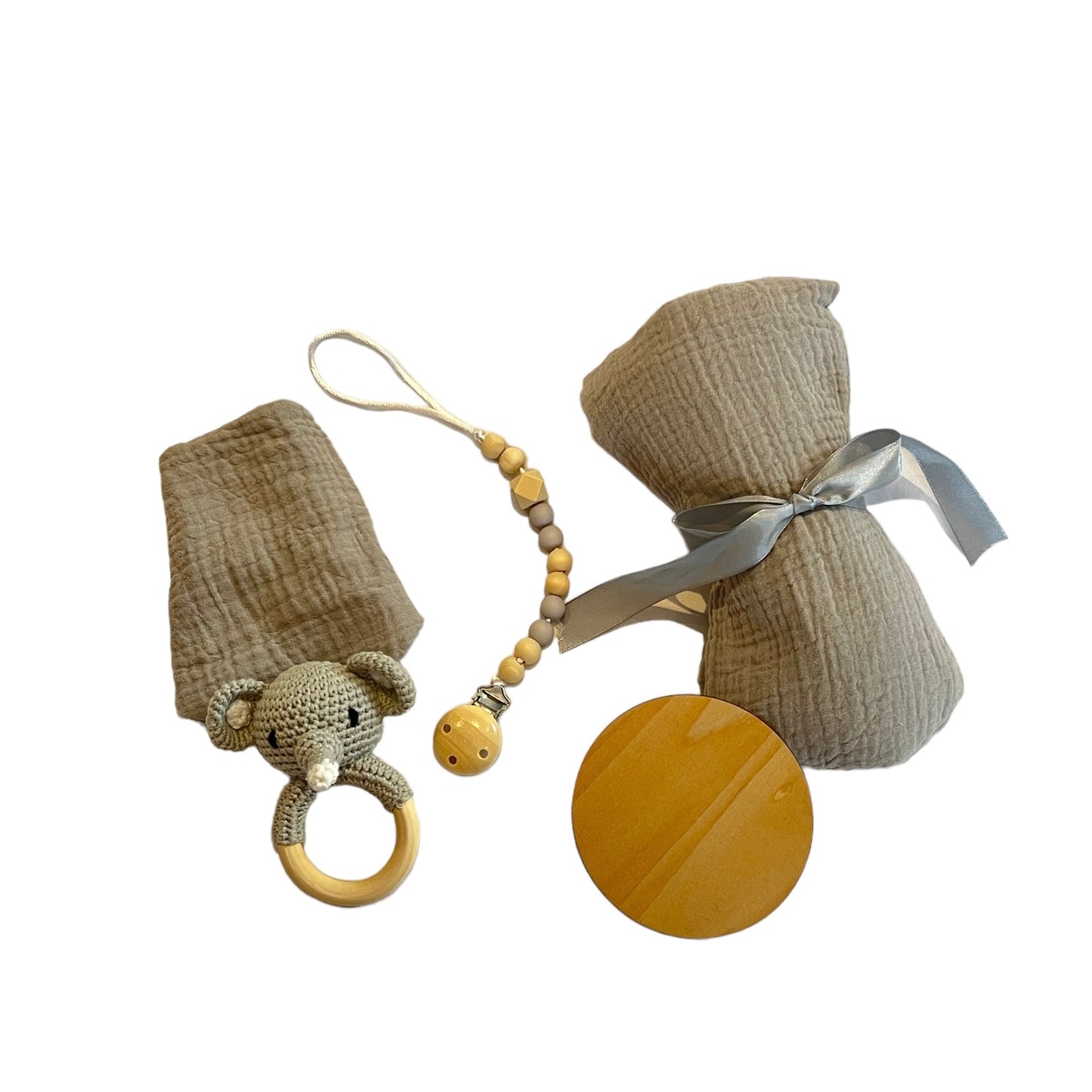 Coffret cadeau naissance bébé bleu